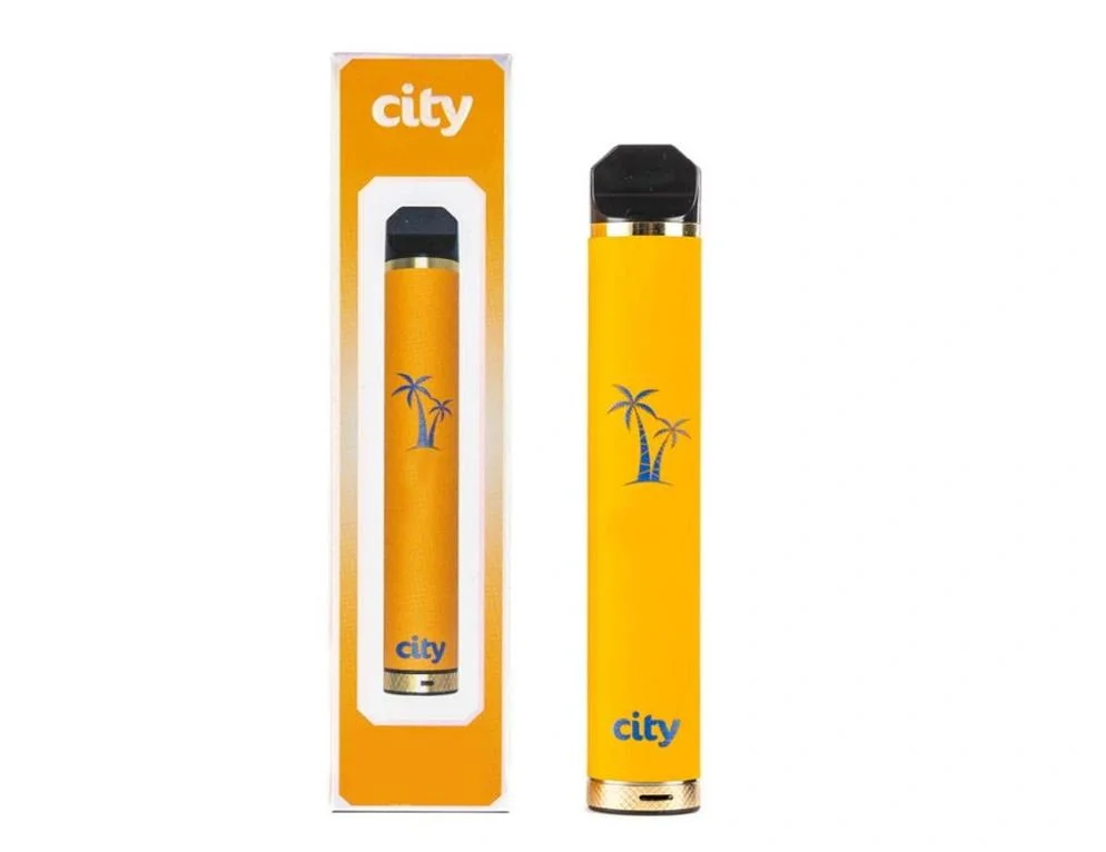 Russian Packing Vape Pen City Disposable 1600 Puffs Electronic Cigarette Device